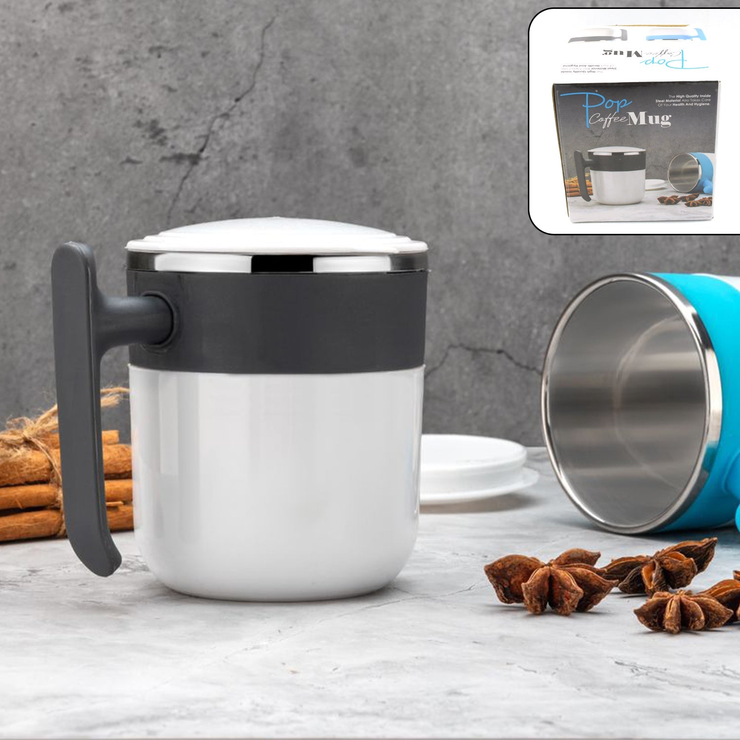 Insulated Stainless Steel Coffee Mug