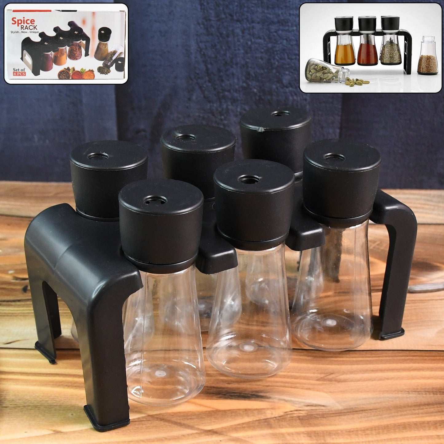 6-piece Spice Jar Set