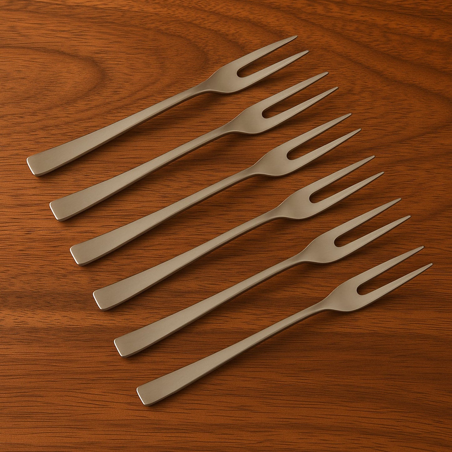 Apex SS Fruit Fork Set – 6 Pcs