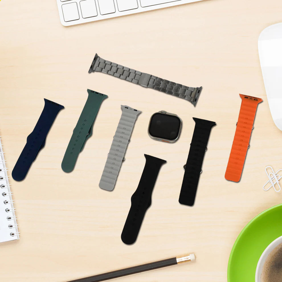 7-in-1 ultra smartwatch combo