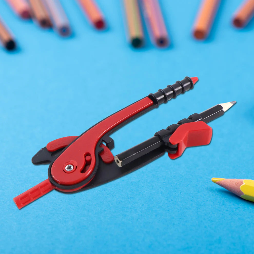 2 pc compass & protractor set