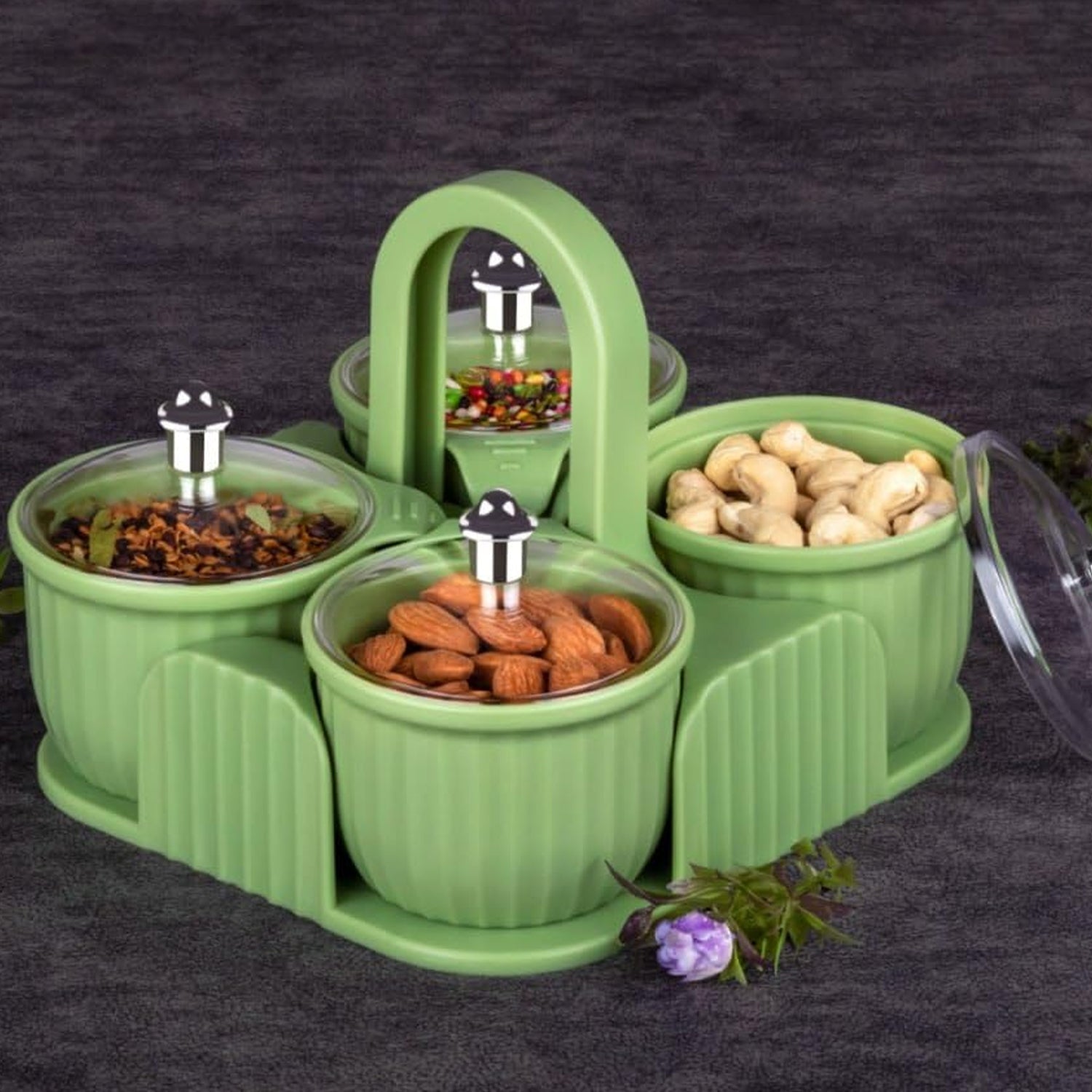 Multipurpose Dryfruit Jar Set (4 Pc Set)
