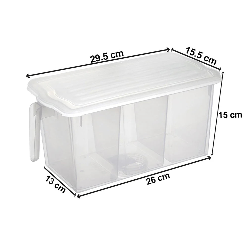 Refrigerator organizer storage box