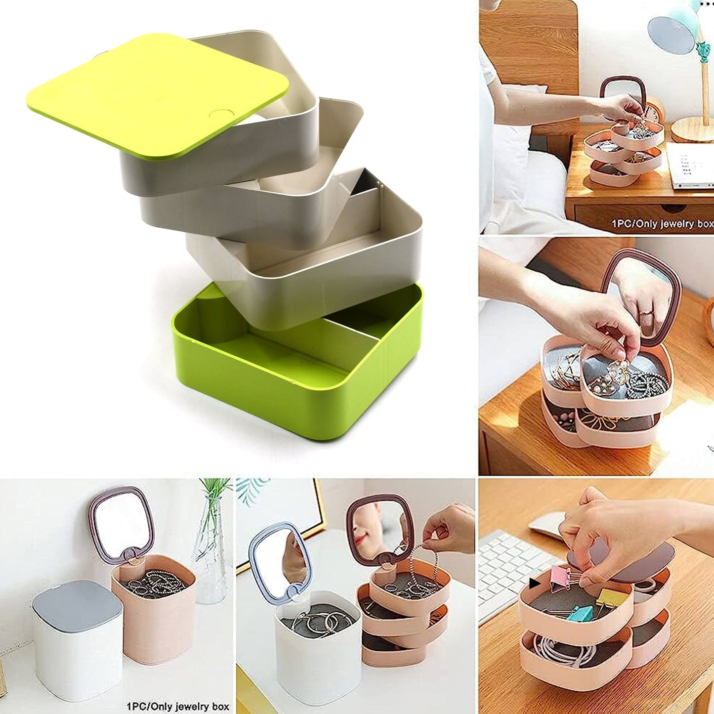 4 Layers Jewelry Box