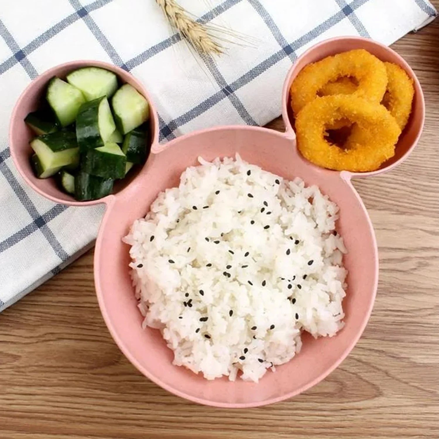Mickey Mouse-Shaped Kids Plate