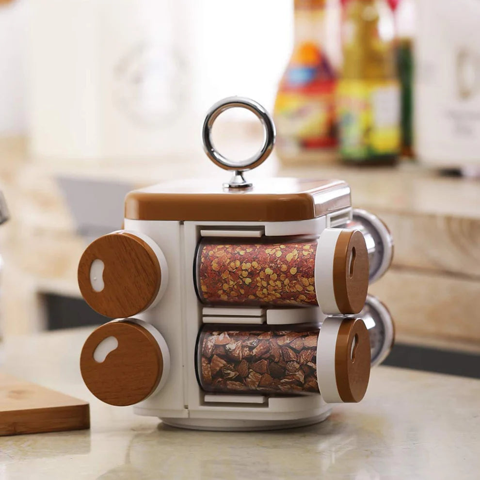 Best 8-jar revolving spice rack - organizers | 2025 | fast shipping