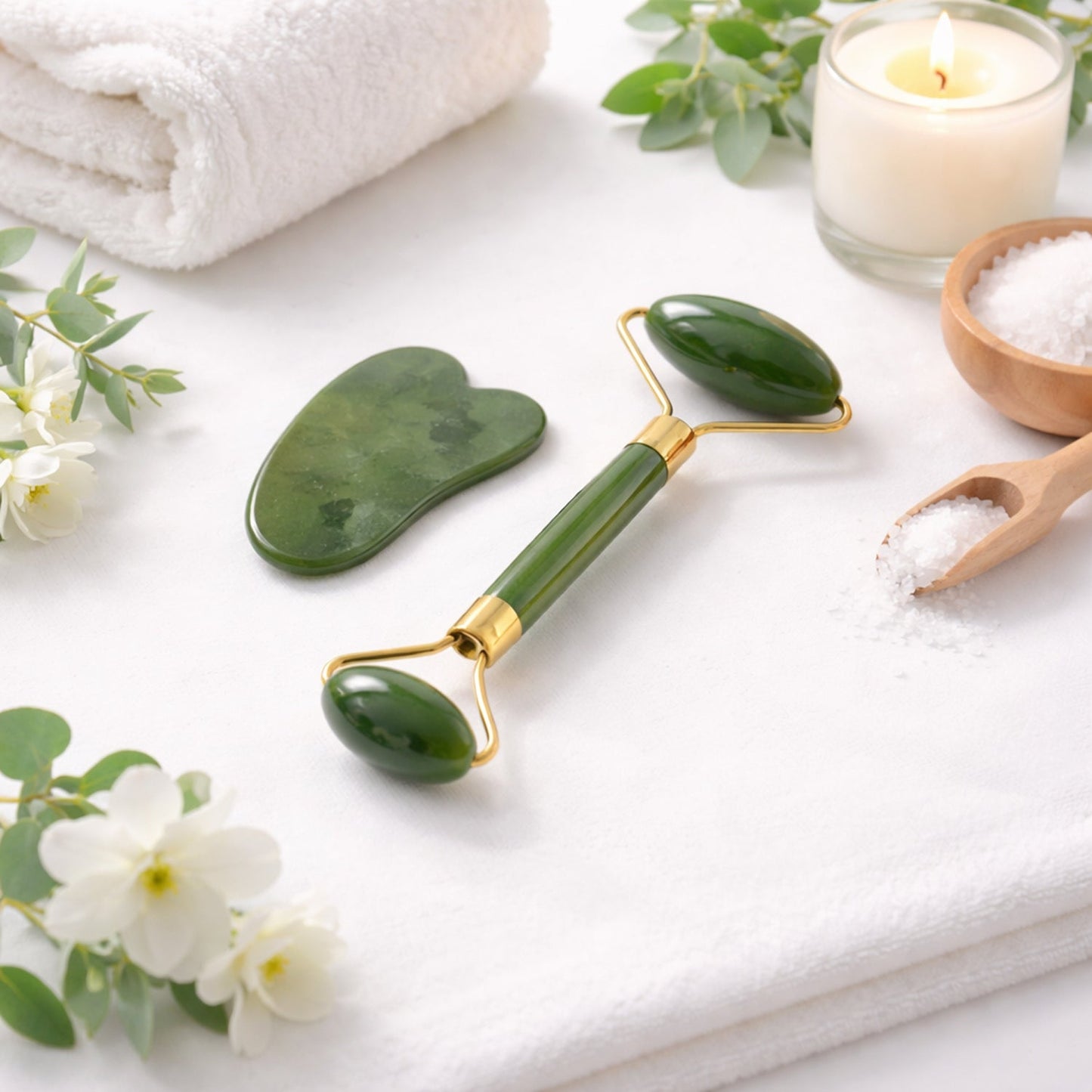 Jade Roller & Gua Sha Set