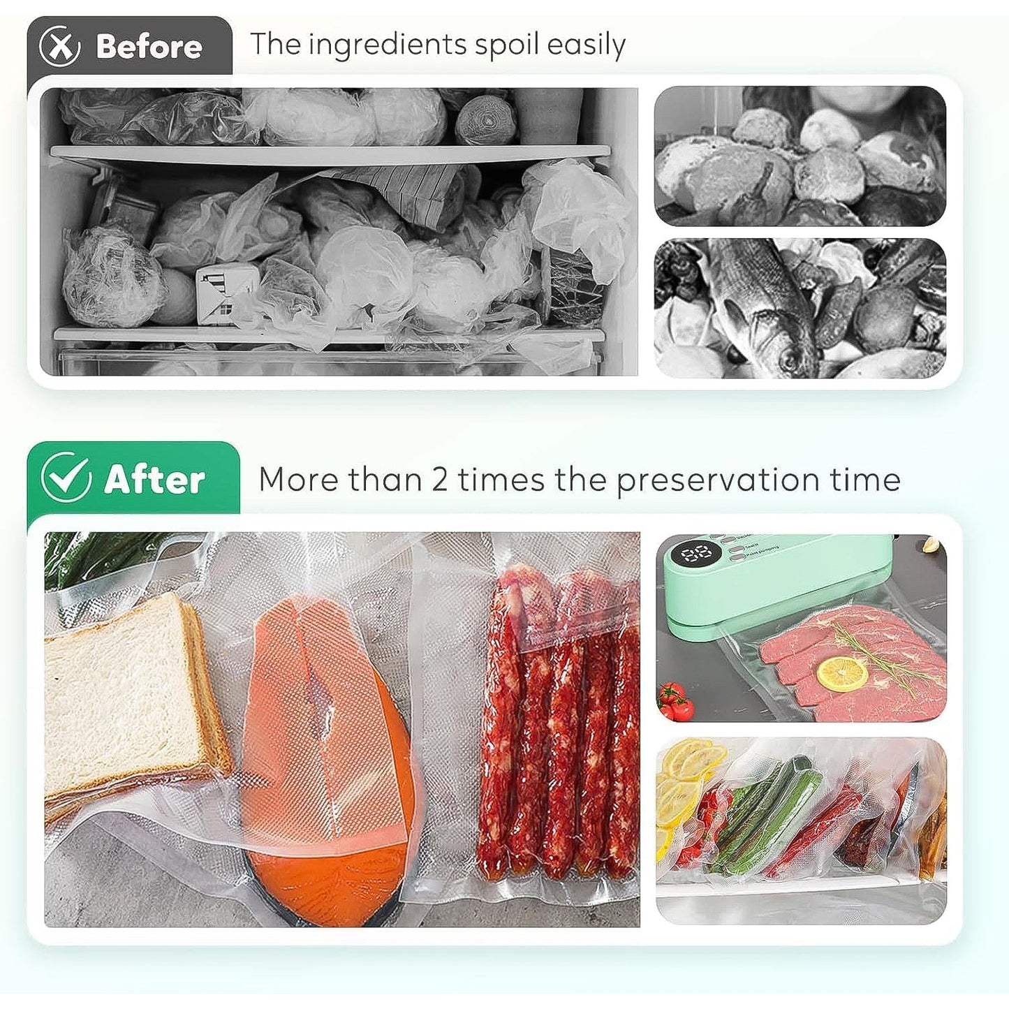 Rechargeable Food Vacuum Sealer