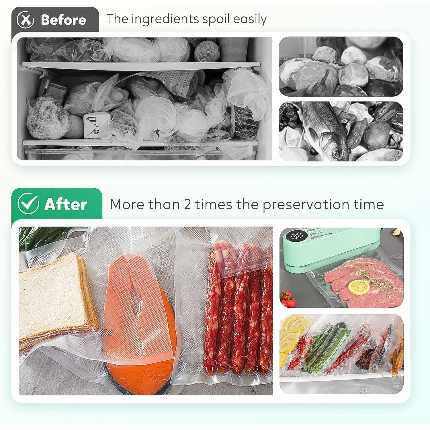 Rechargeable Food Vacuum Sealer