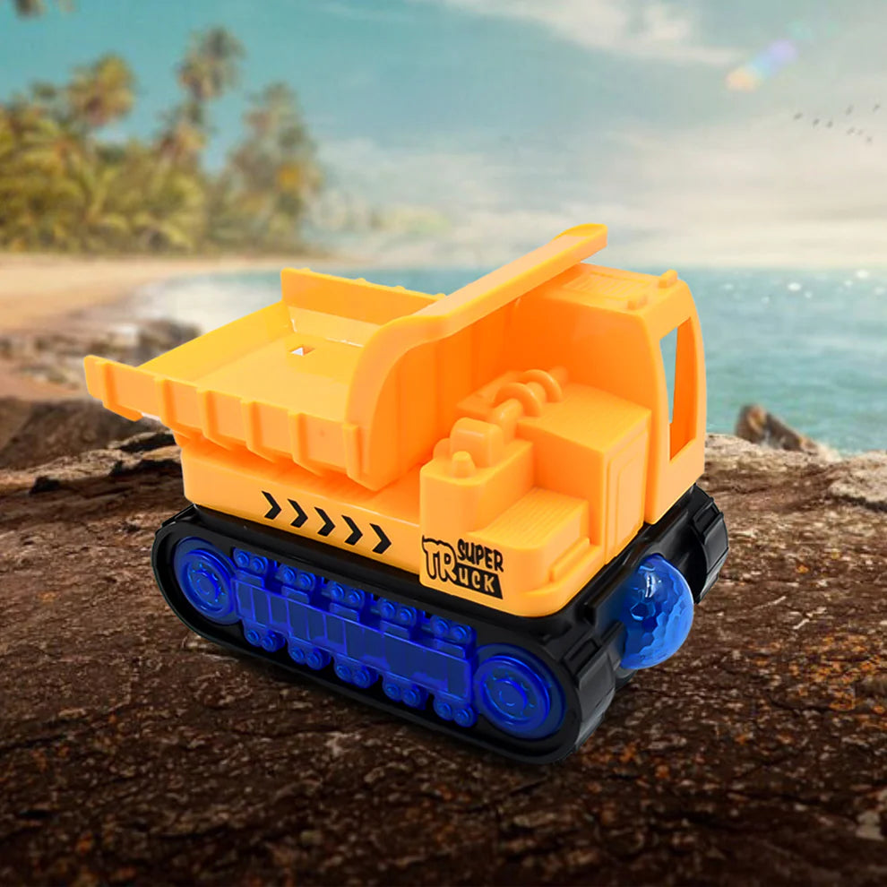 Self-driving dump truck toy