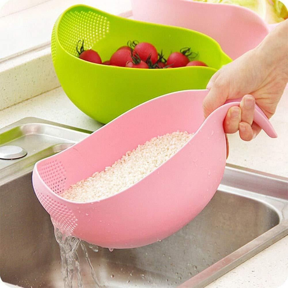 Plastic Rice & Food Strainer – 3 Pcs