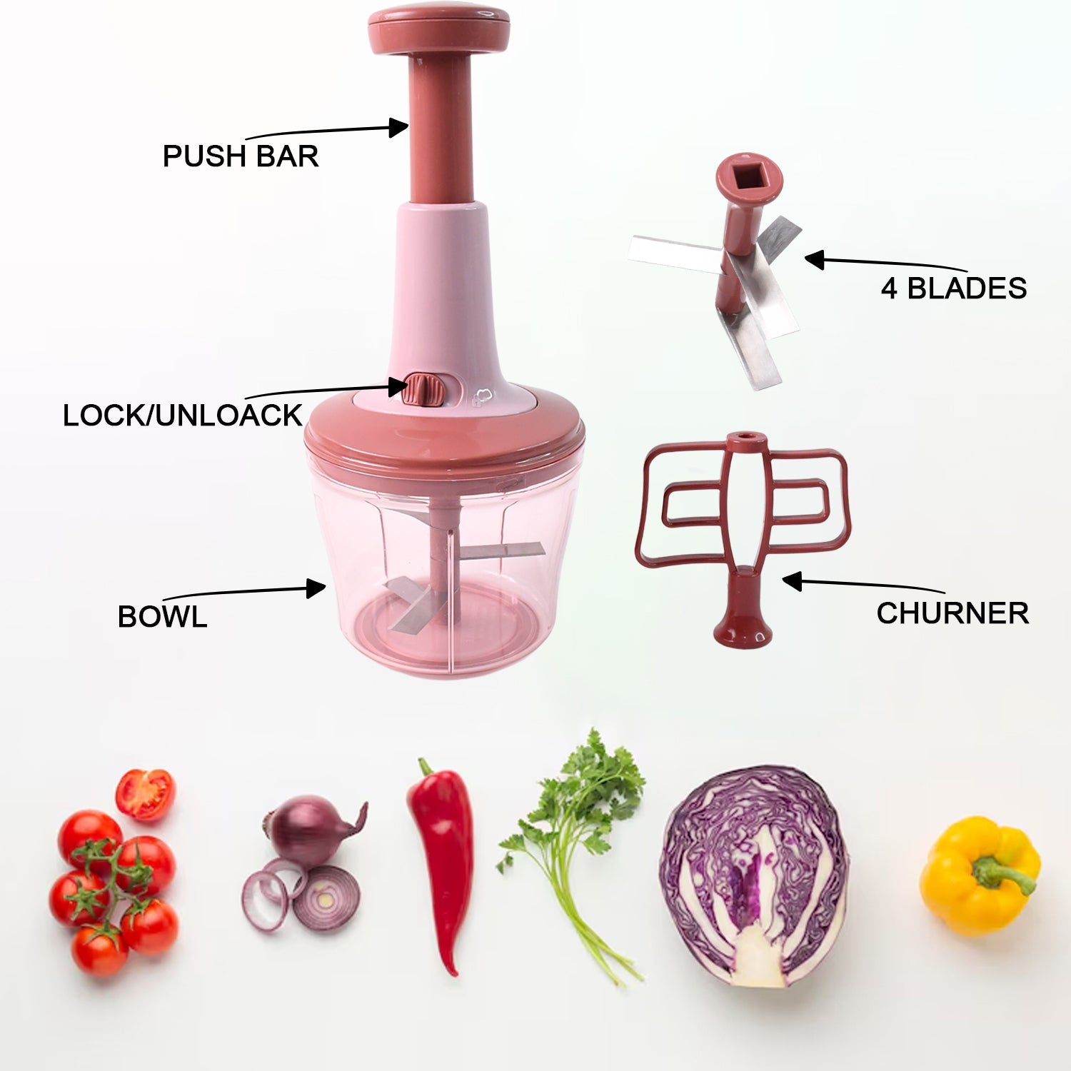 Quba Push Chopper
