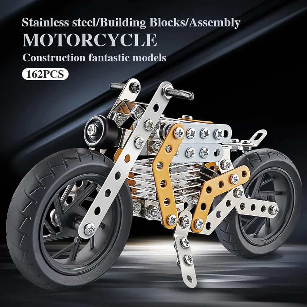 Metal diy bike construction kit – 162 pcs