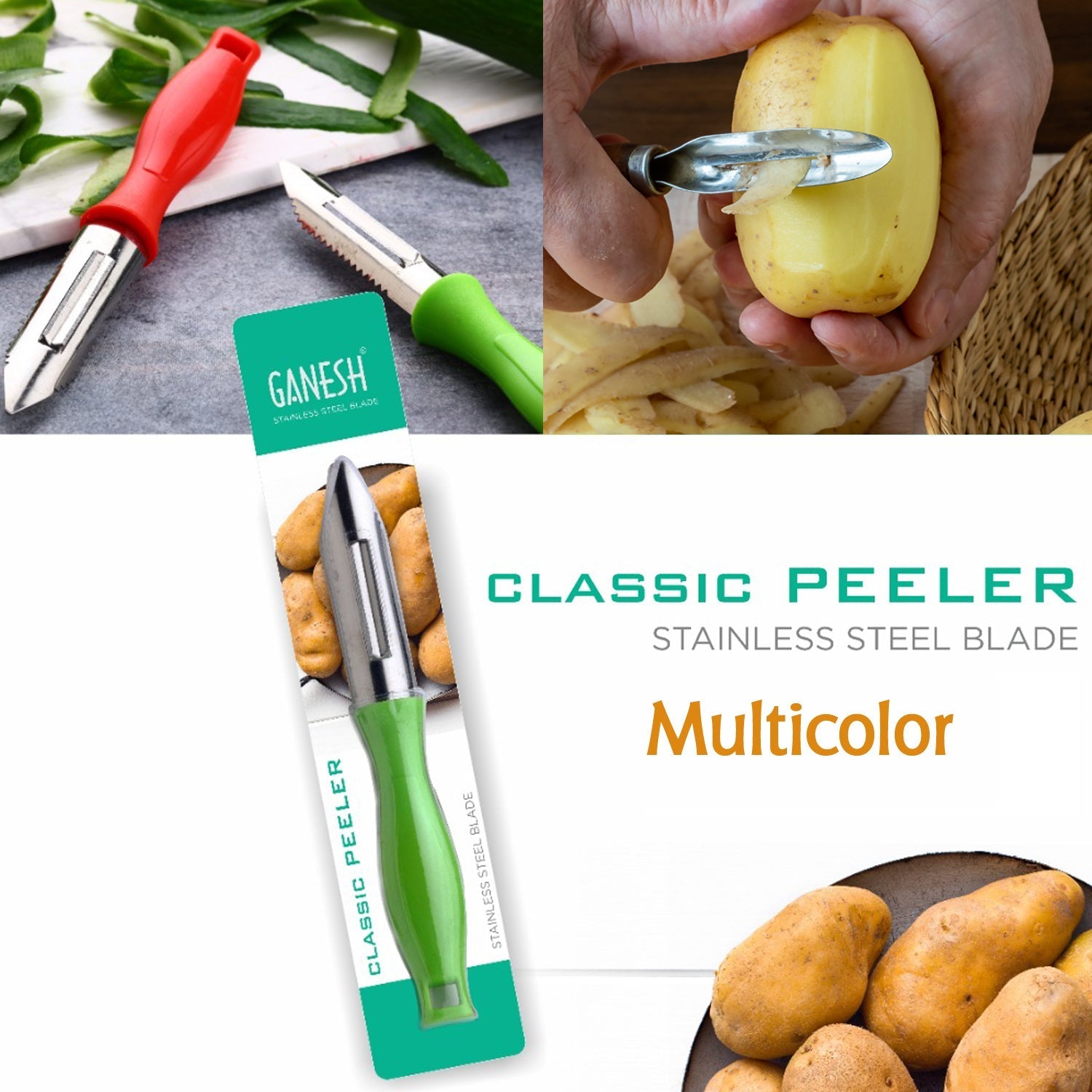 Ganesh Stainless Steel Vegetable Peeler
