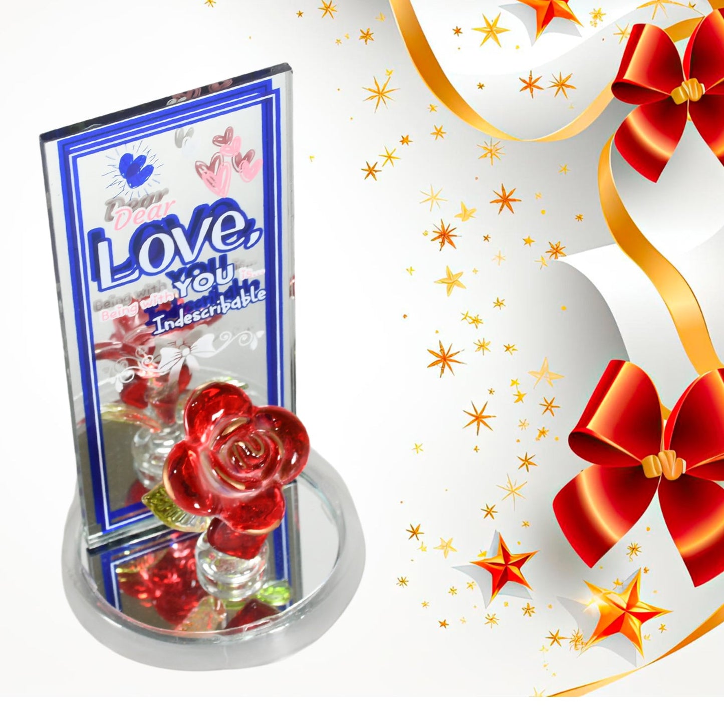 Lovely Rose Showpiece