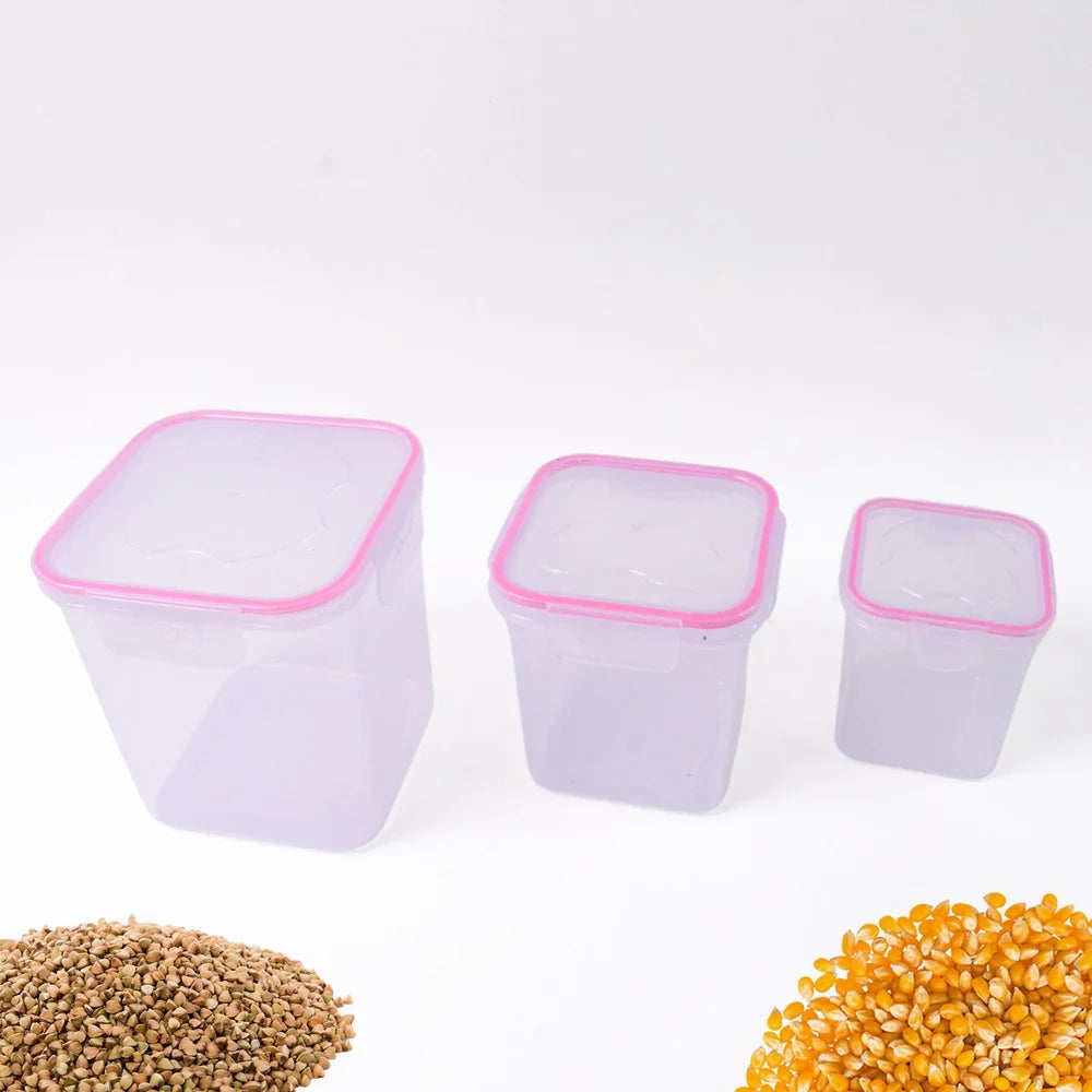 3-piece air seal storage containers