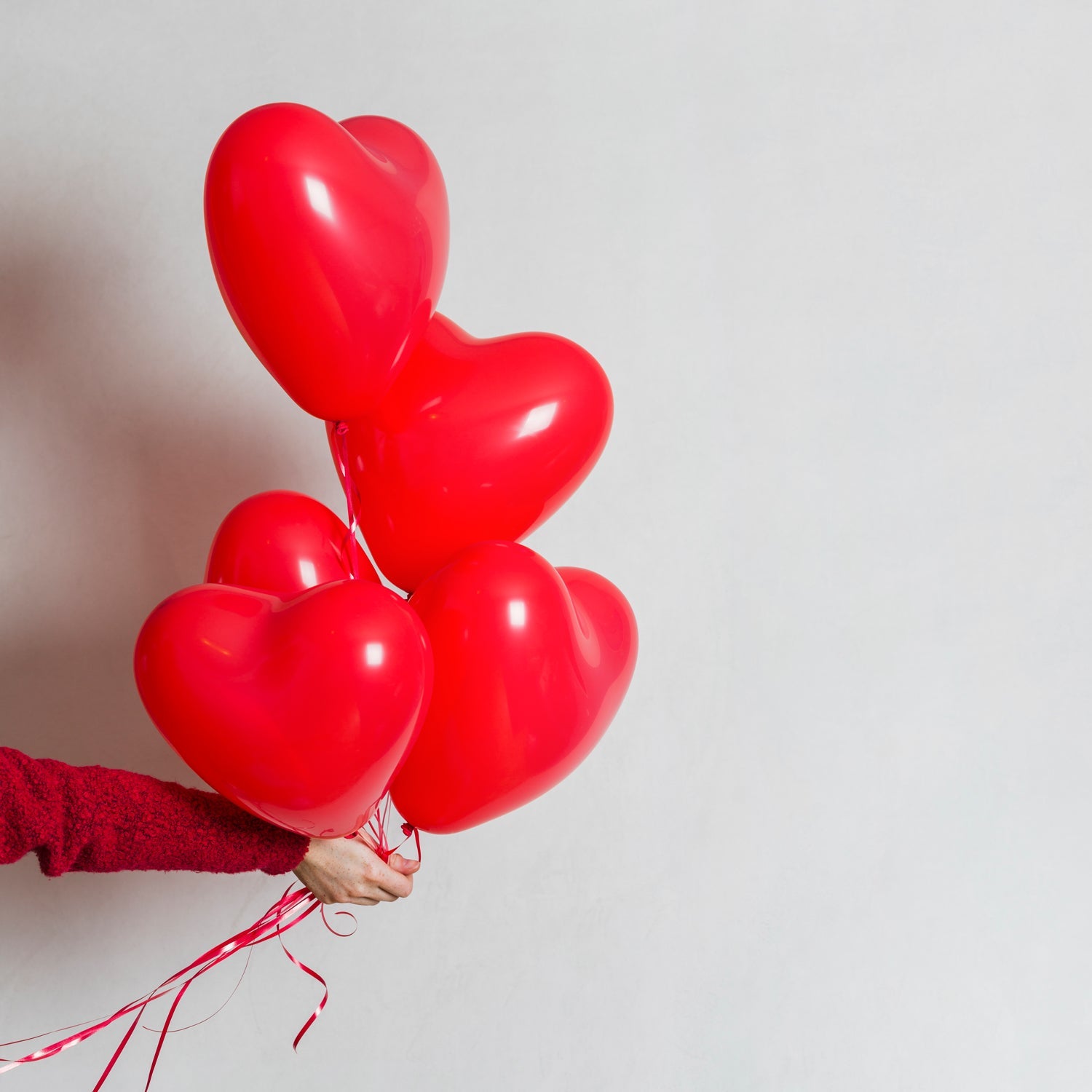 Elegant Heart-Shaped Balloons