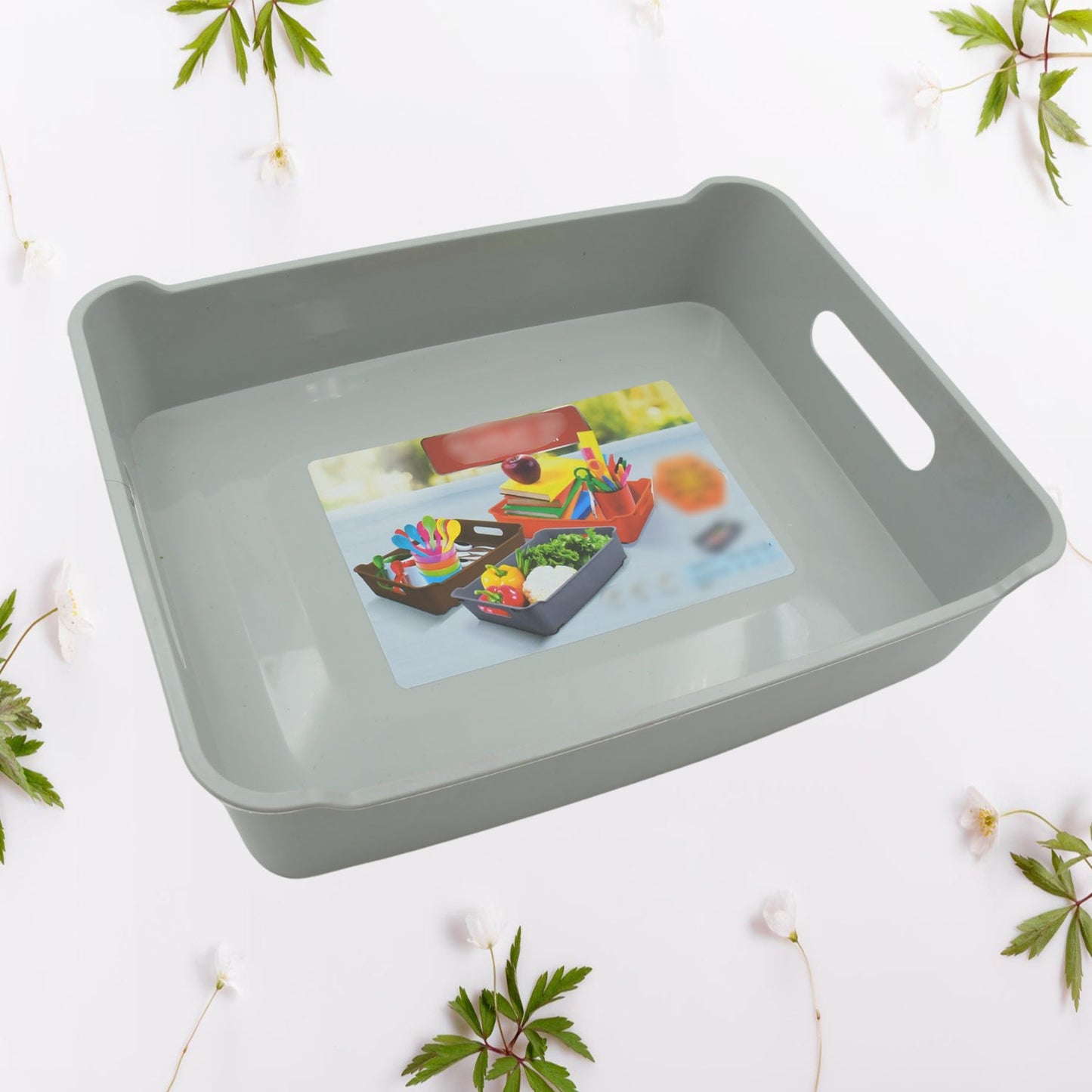Multipurpose scarlet tray 3pcs