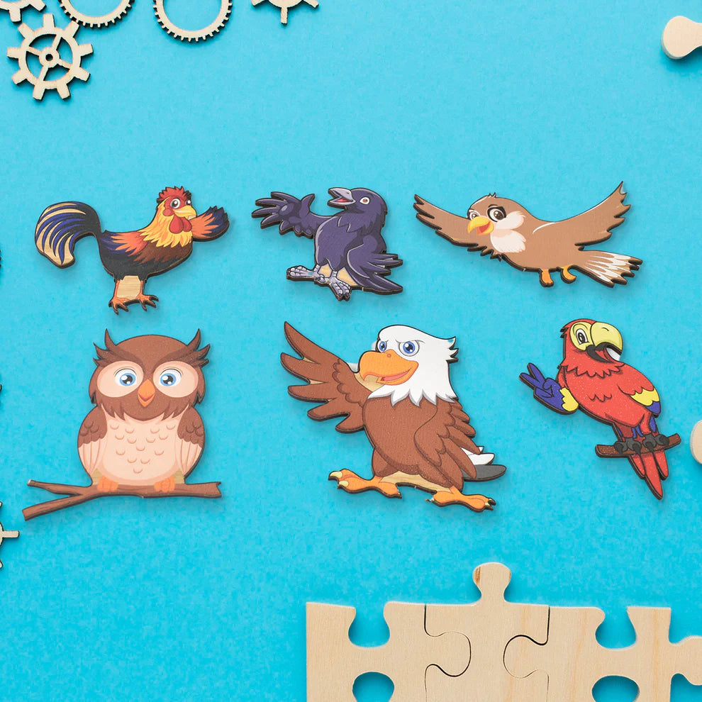 Best wooden bird puzzle learning board - & pegged puzzles | 2025 | fast shipping