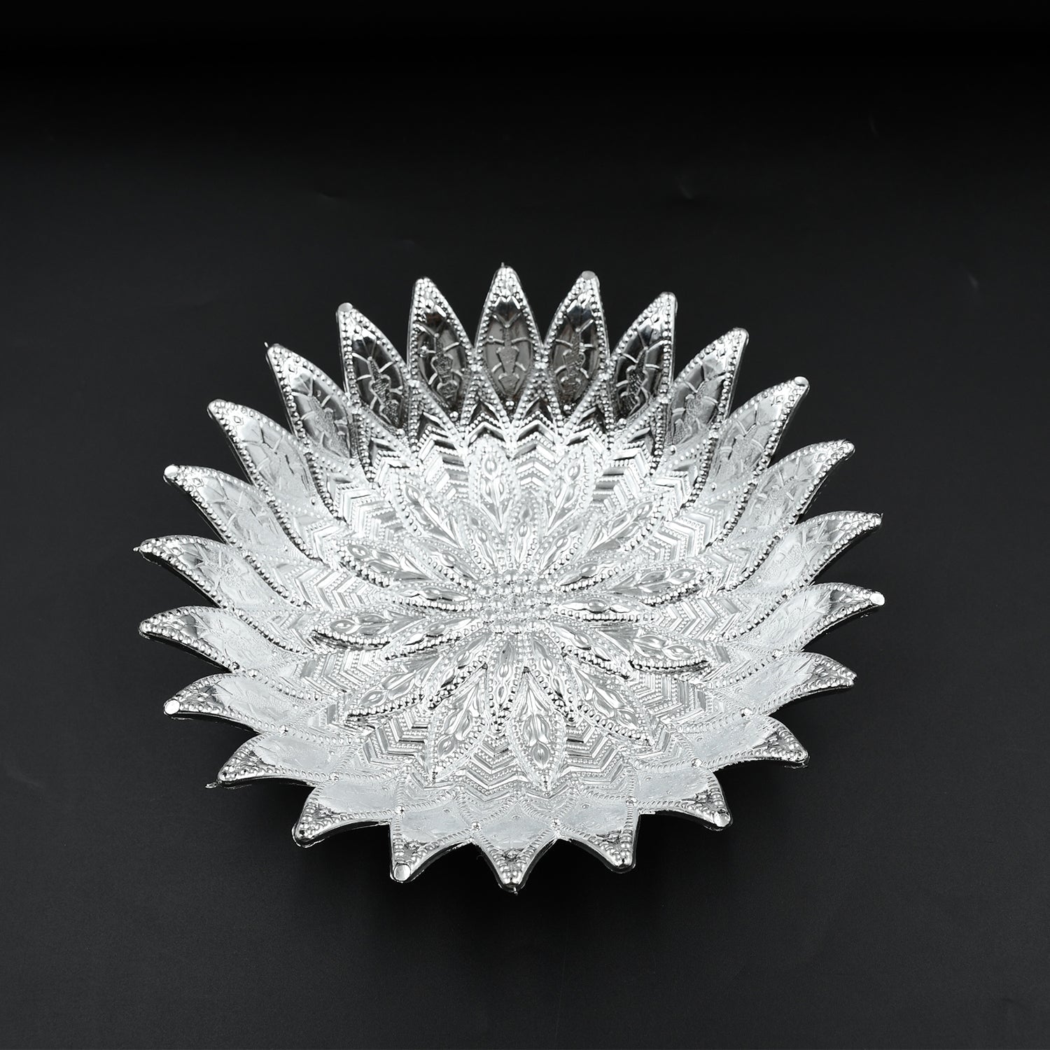 Traditional Silver Serving Tray
