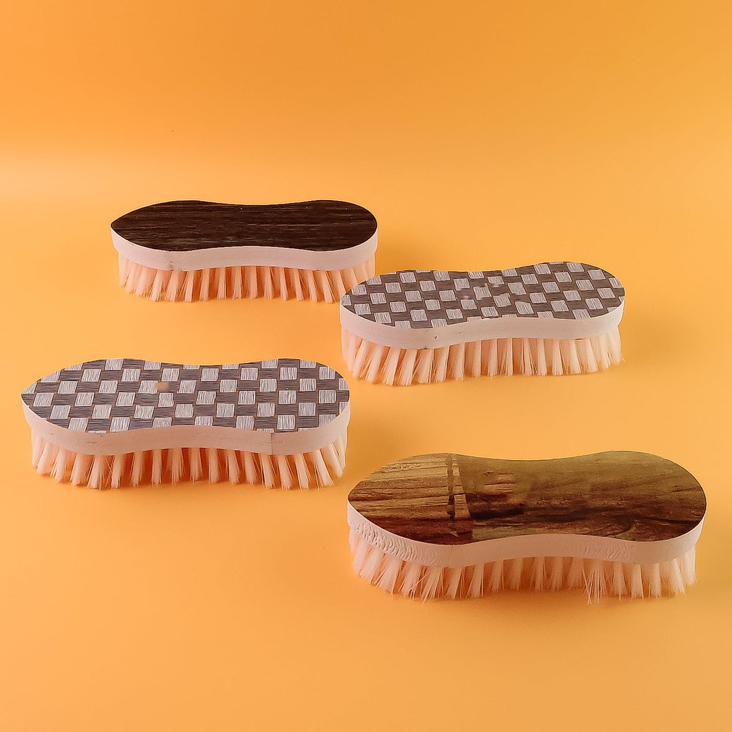 Curved Laundry Brush Set
