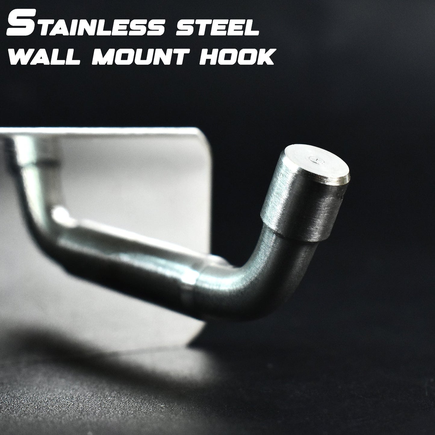 Stainless Steel 3-Hook Wall Rack