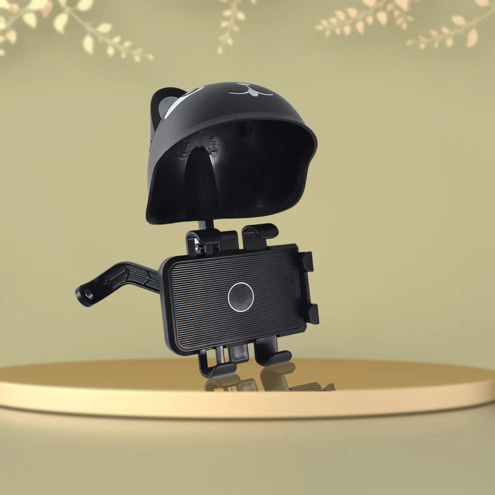 Bike phone holder sun visor