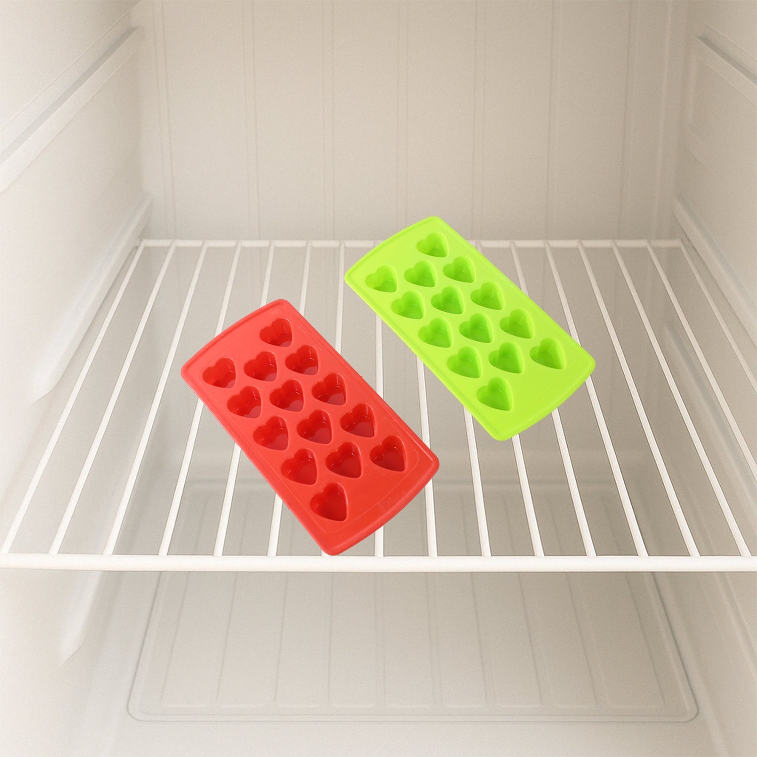 4-Piece Flexible Ice Cube Tray Set