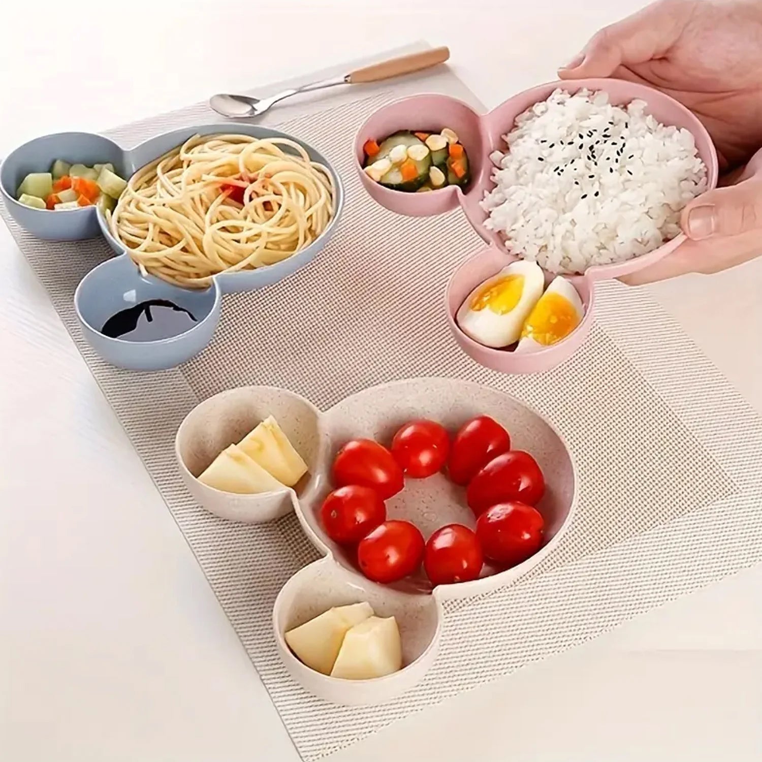 Mickey Mouse-Shaped Kids Plate