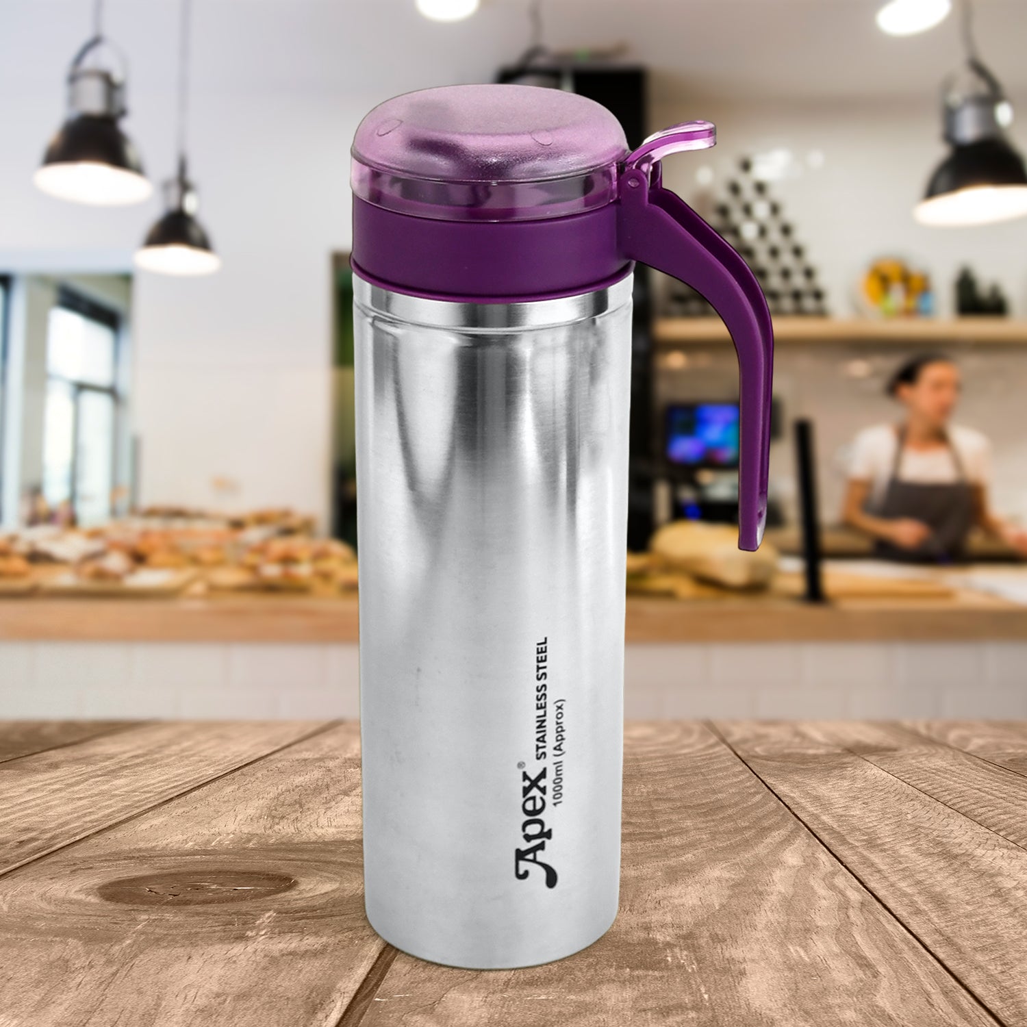 Apex 1000ml Stainless Steel Oil Pourer