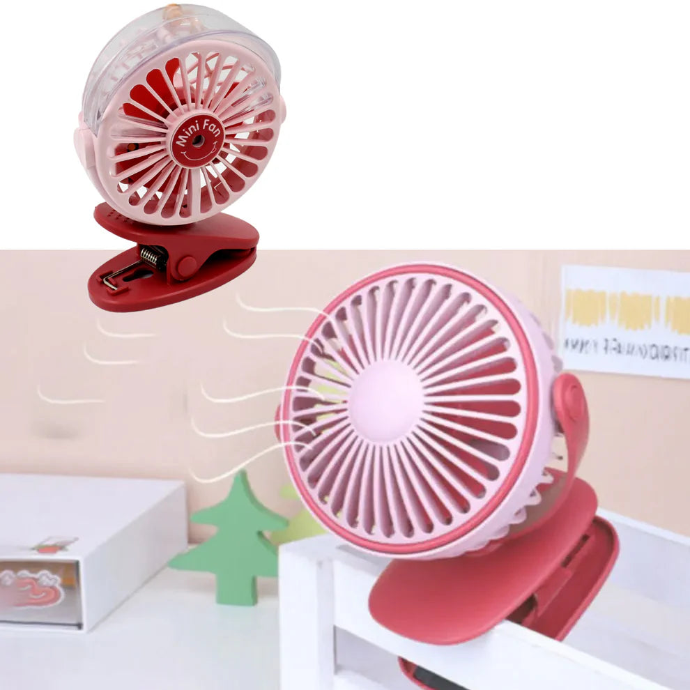 Best rechargeable clip-on fan with light - desk & pedestal fans | 2025 | fast shipping