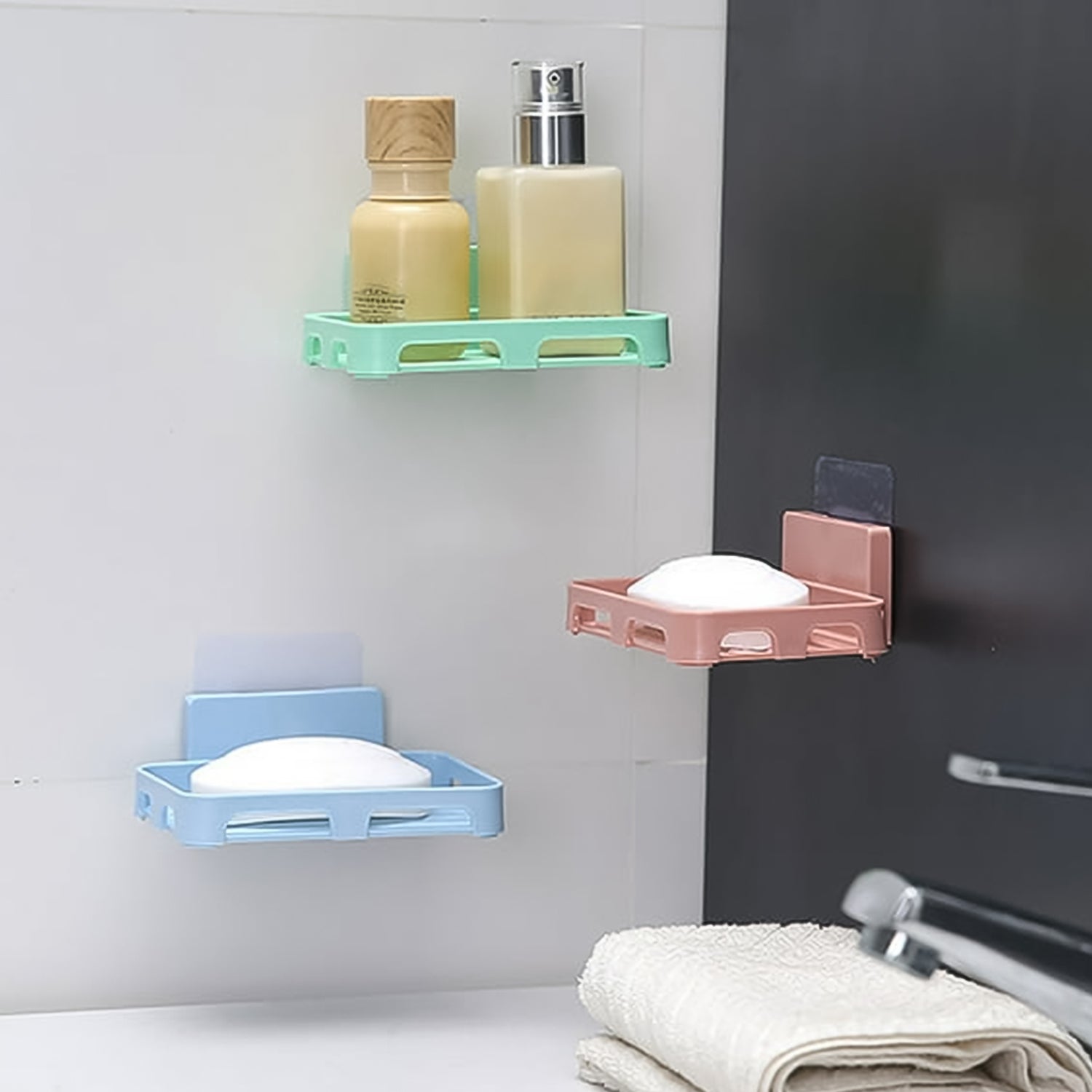 Space-Saving Soap Saver Tray