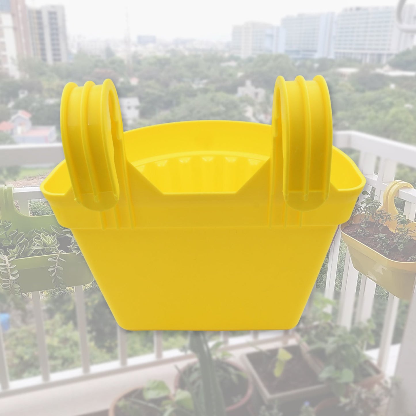 Multicolor Hanging Plastic Planters
