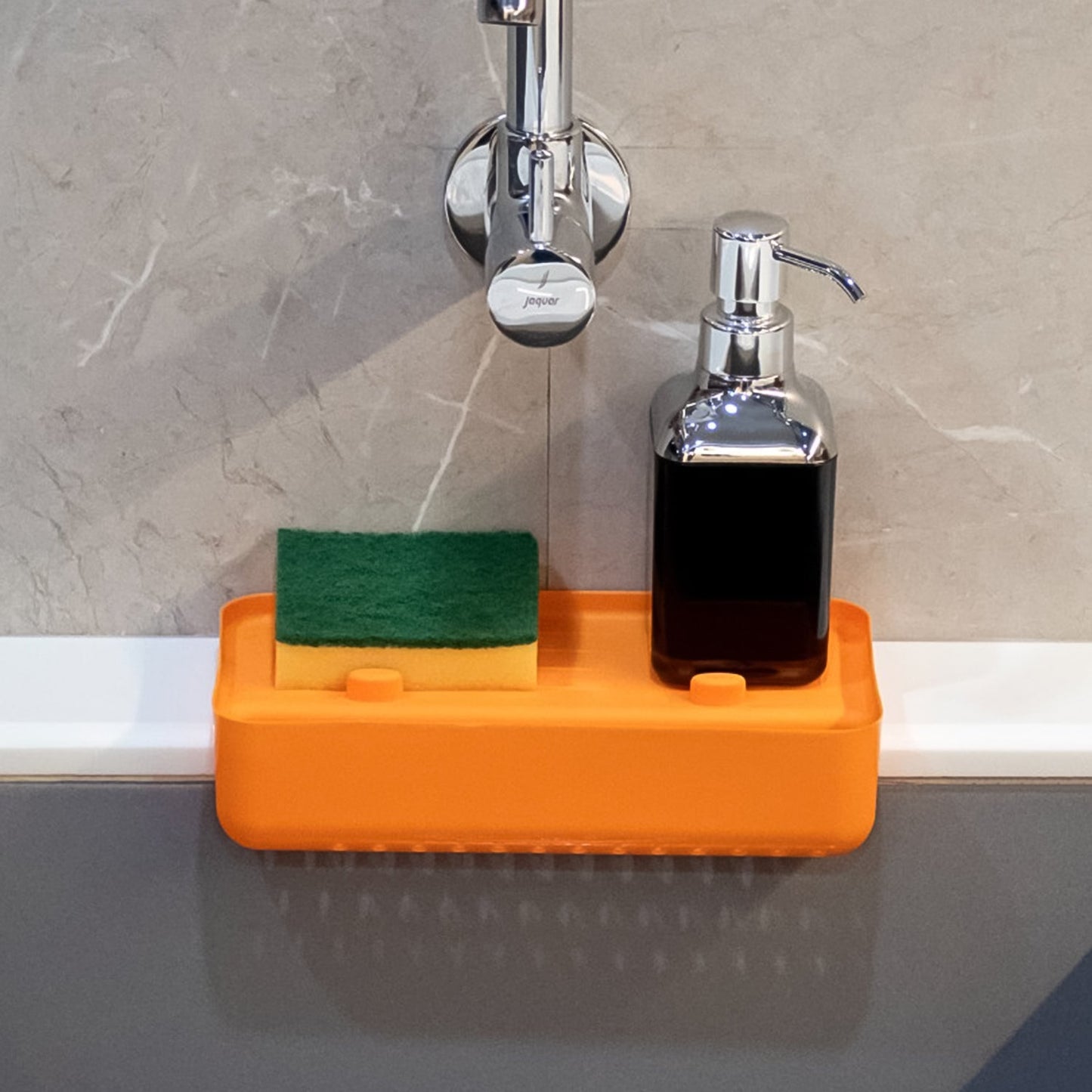 Space-Saving Sink Drainer Shelf