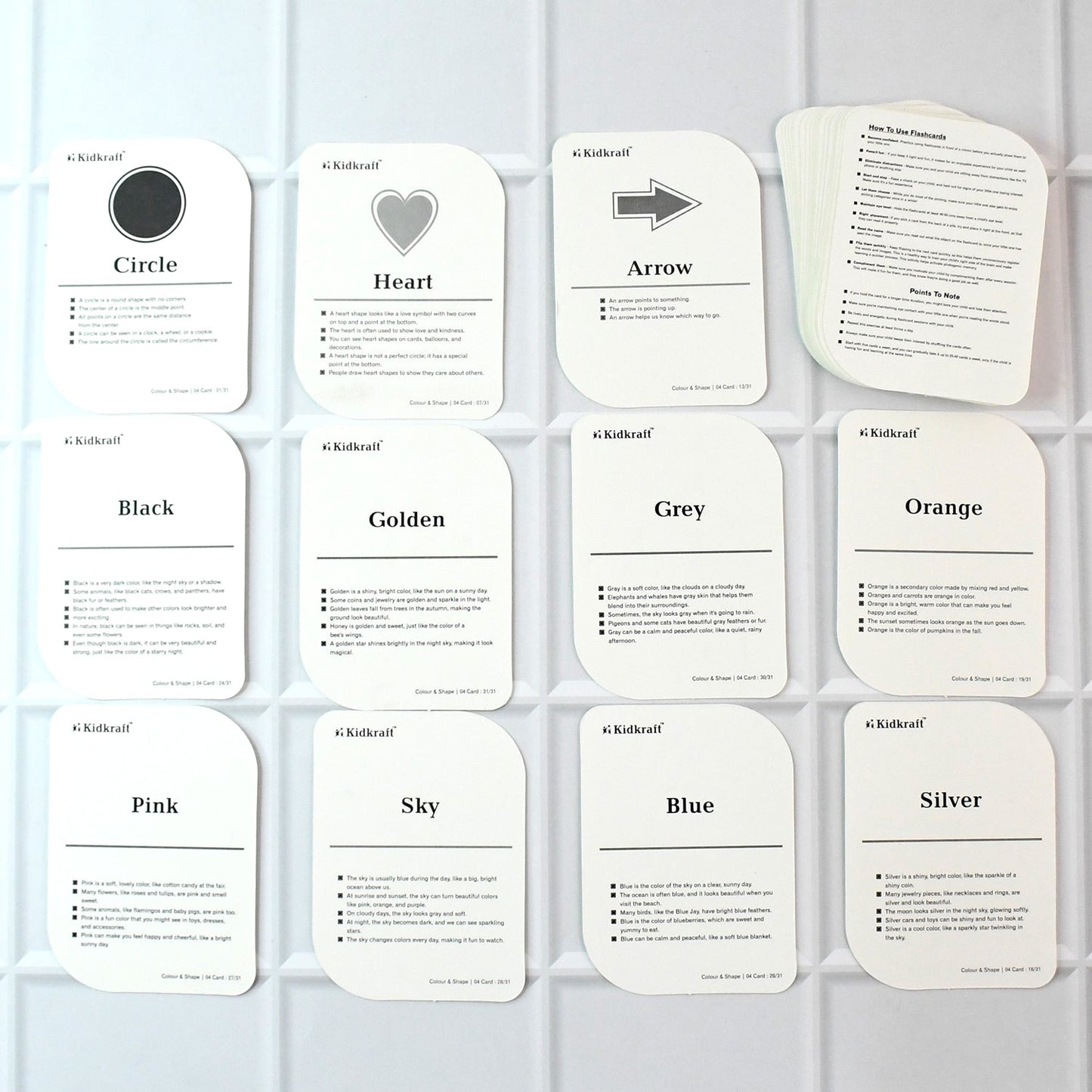 Kidkraft Color & Shape Flashcards