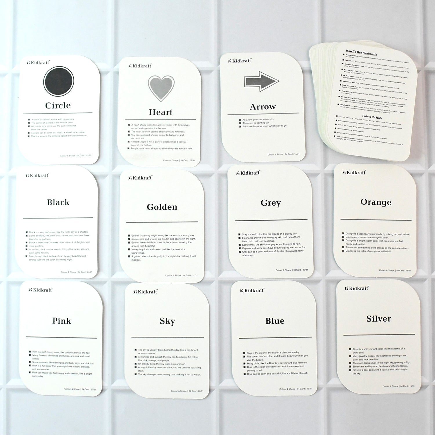 Kidkraft Color & Shape Flashcards