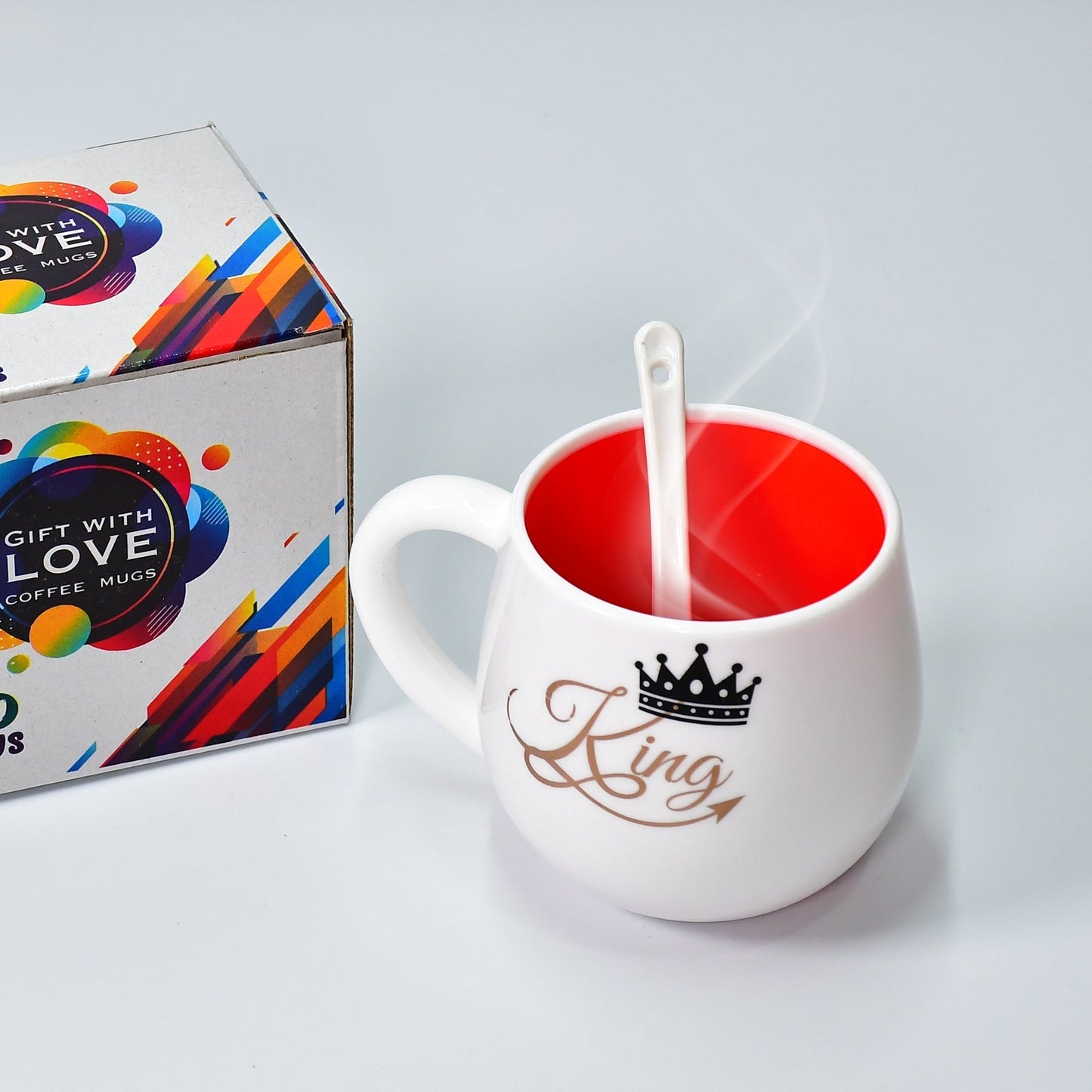 Premium Ceramic Coffee Mug Gift Set