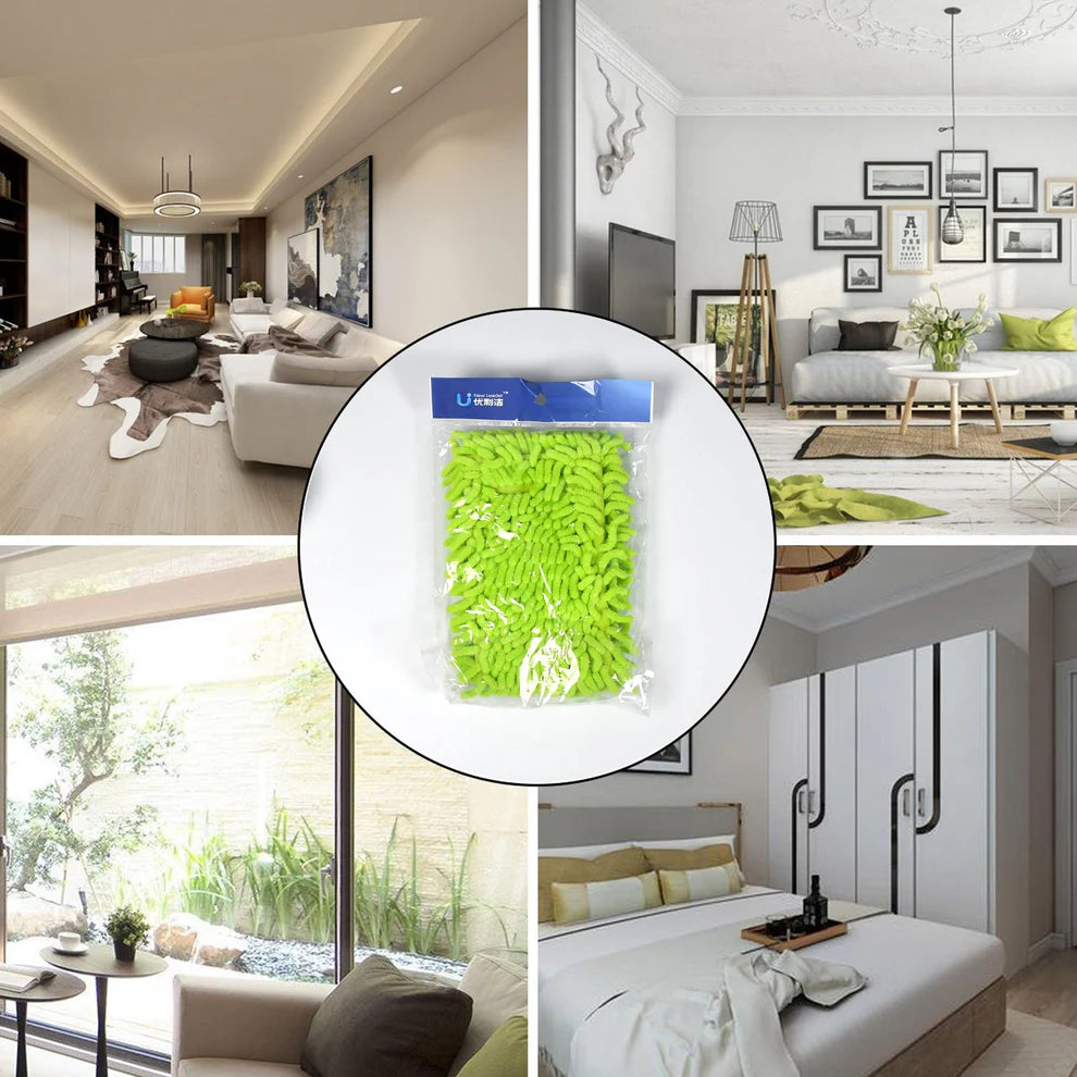 Microfiber mop brush