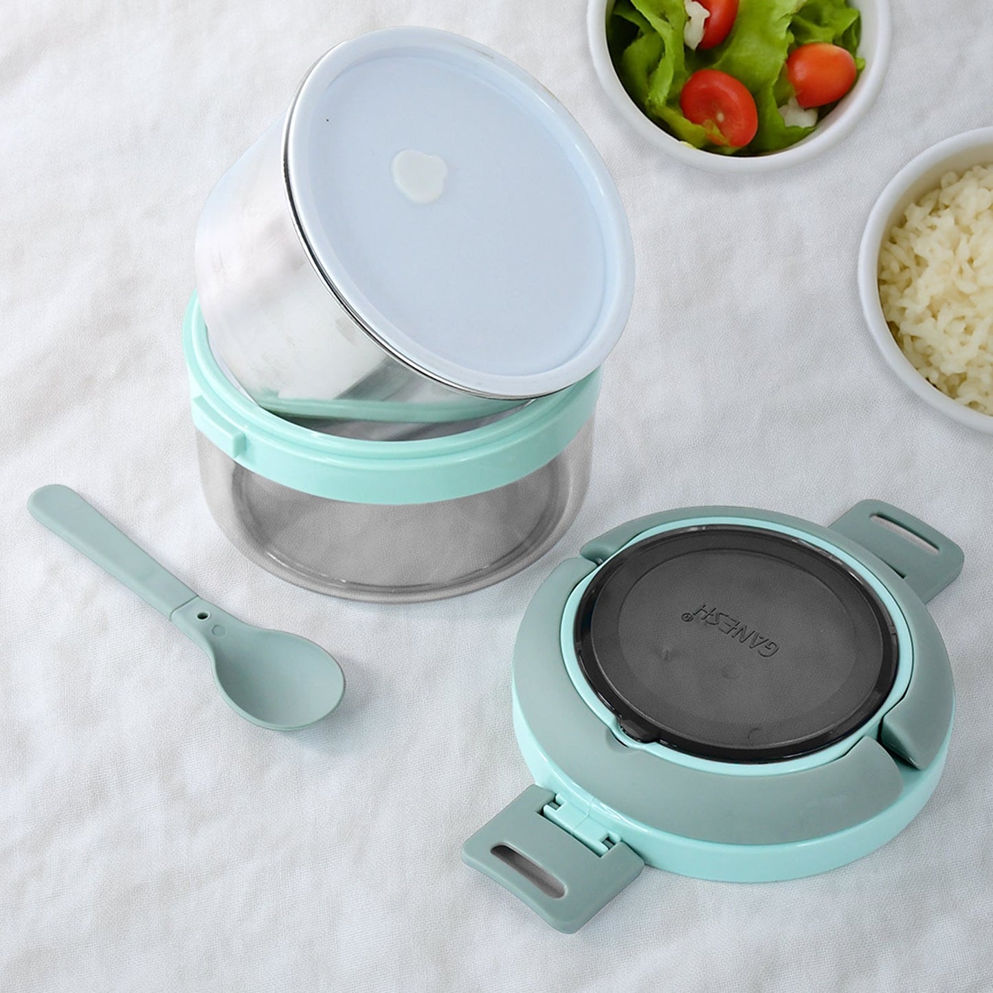 Compact Leak-Proof Lunch Box