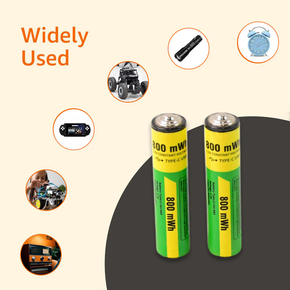 Aaa rechargeable batteries – 2 pcs