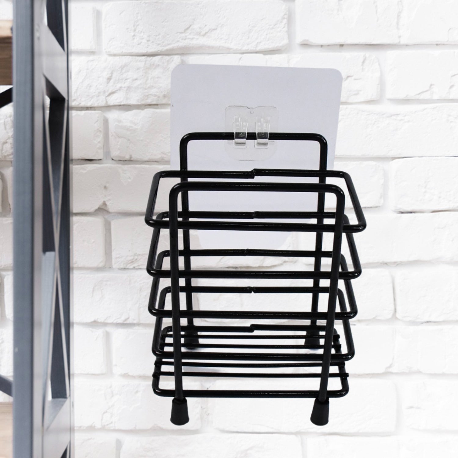 No-Drill Shower Shelf Combo