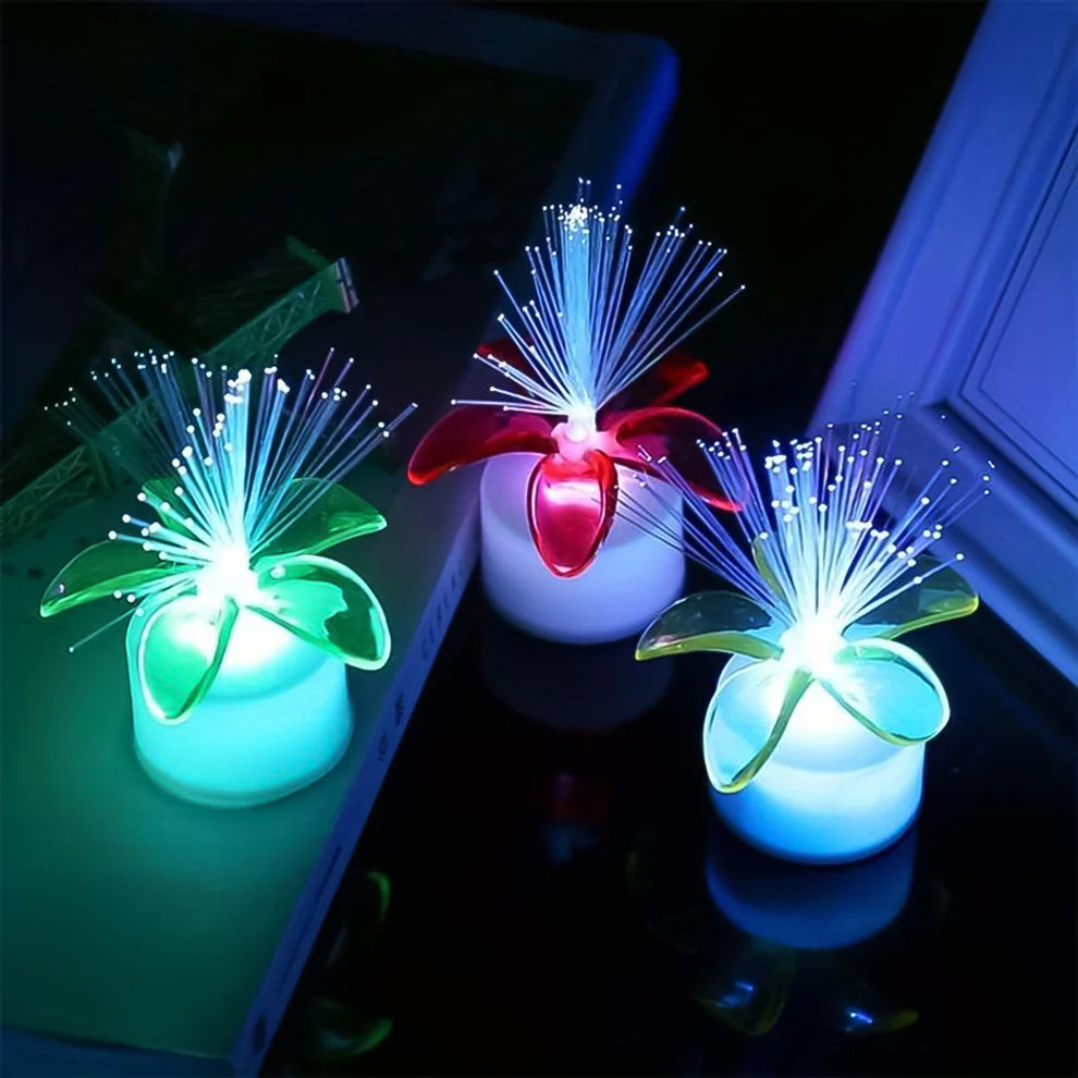 Fiber optic led centerpieces