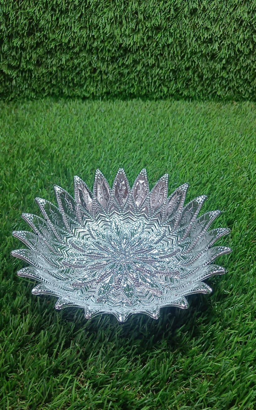 Traditional Silver Serving Tray