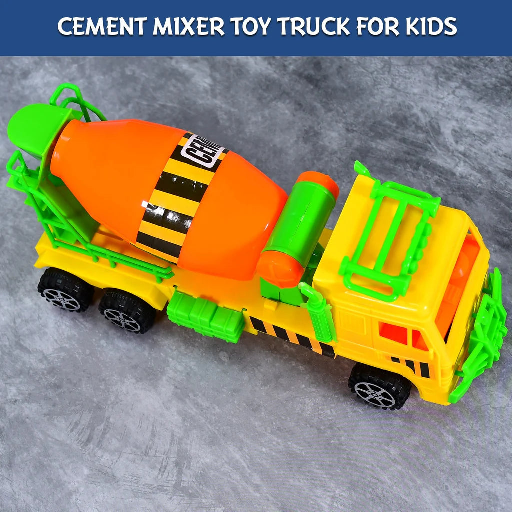 Best pushback cement mixer truck - toy trucks & construction vehicles | 2025 | fast shipping