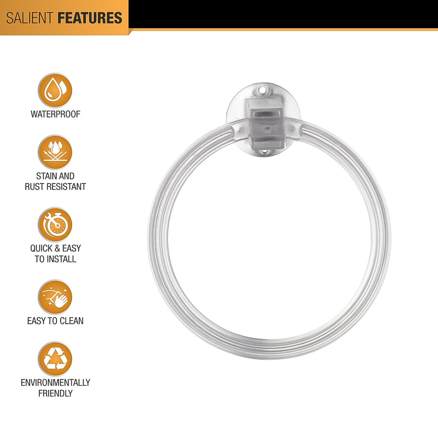 ABS Wall Towel Ring