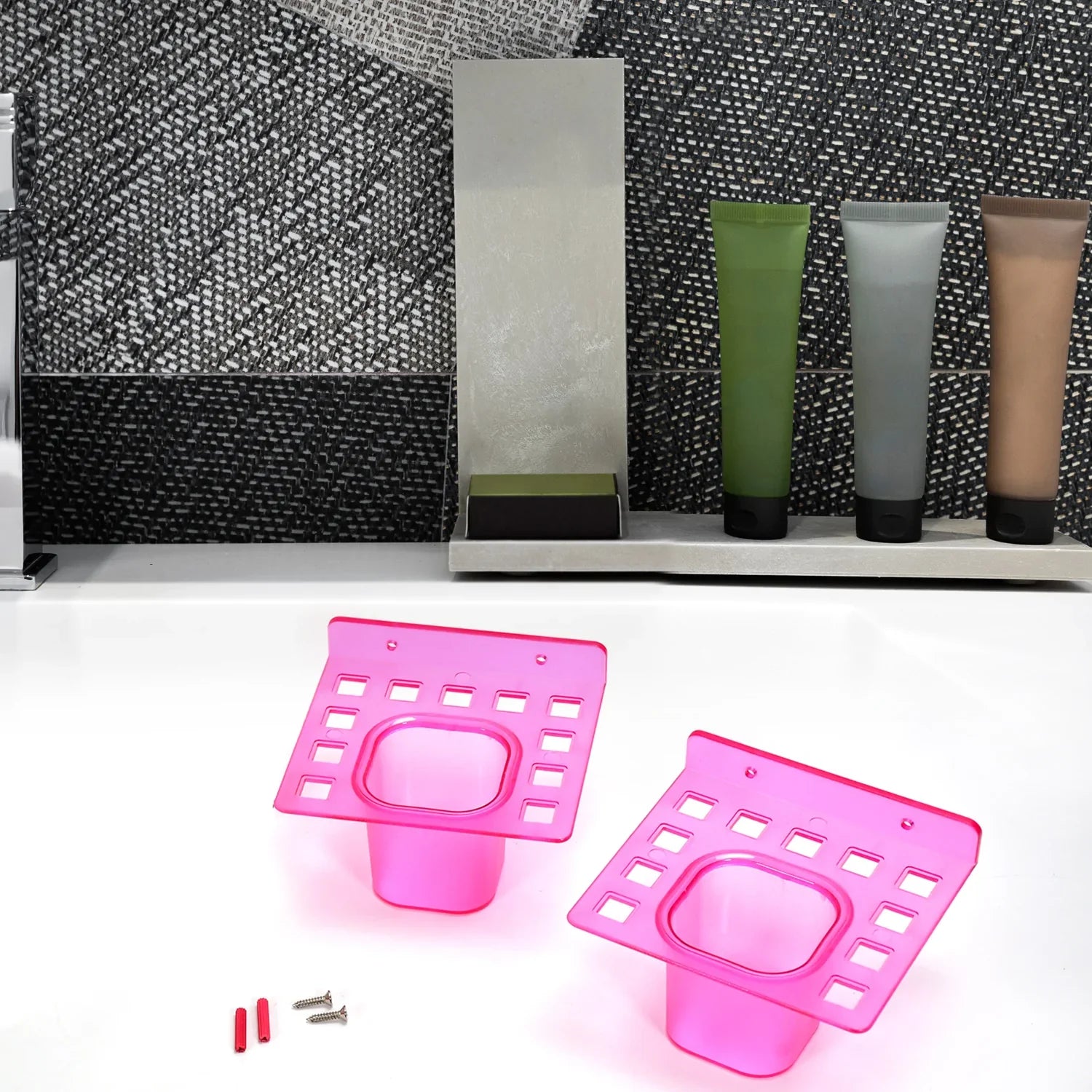 2 in 1 bathroom holder set