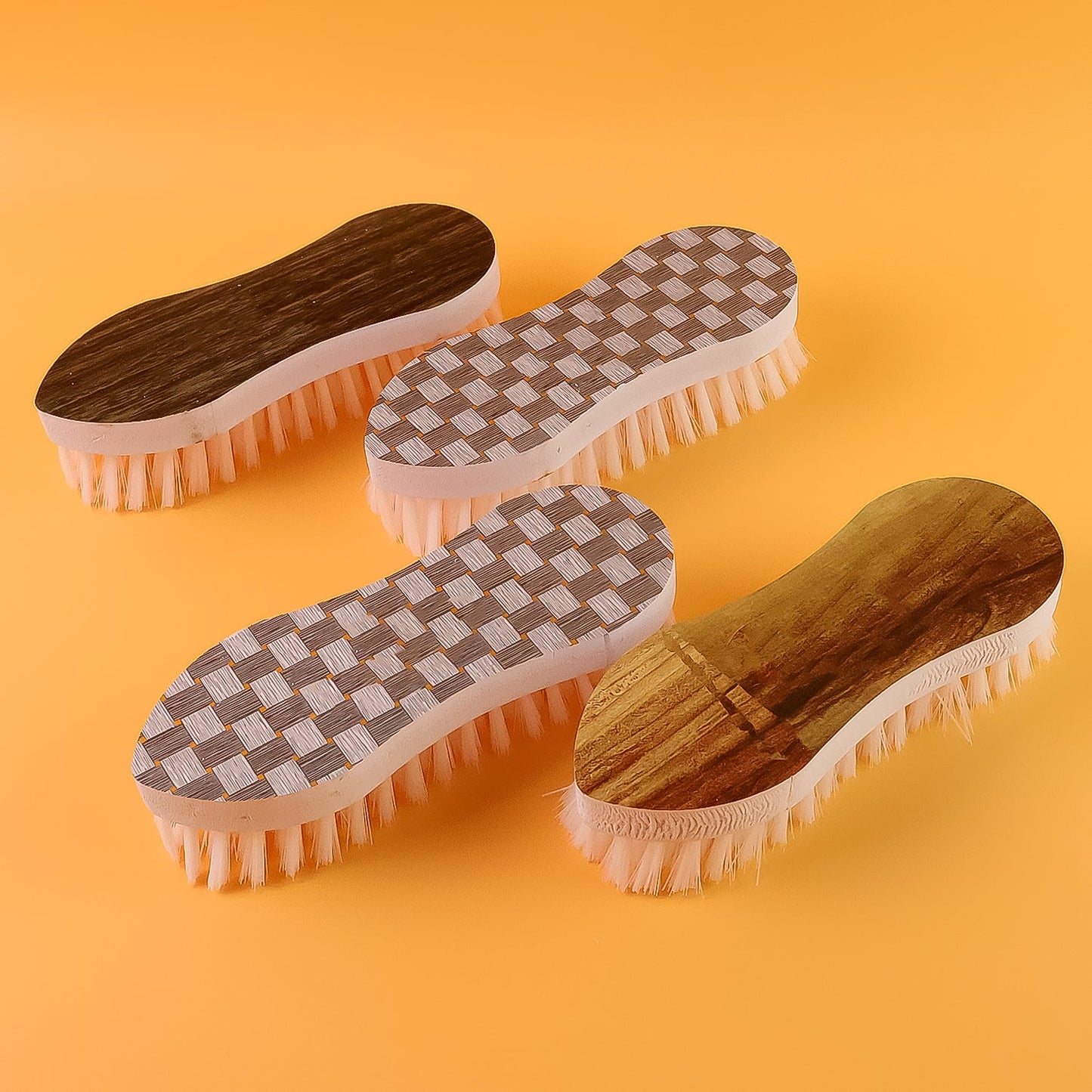 Curved Laundry Brush Set