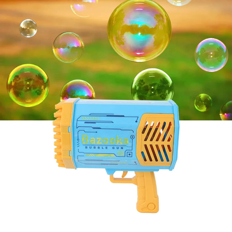 69 holes rechargeable bubble gun