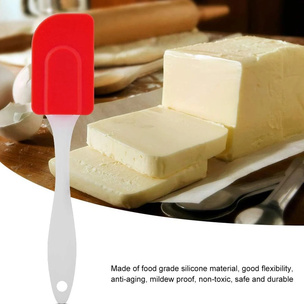Silicone baking spatula