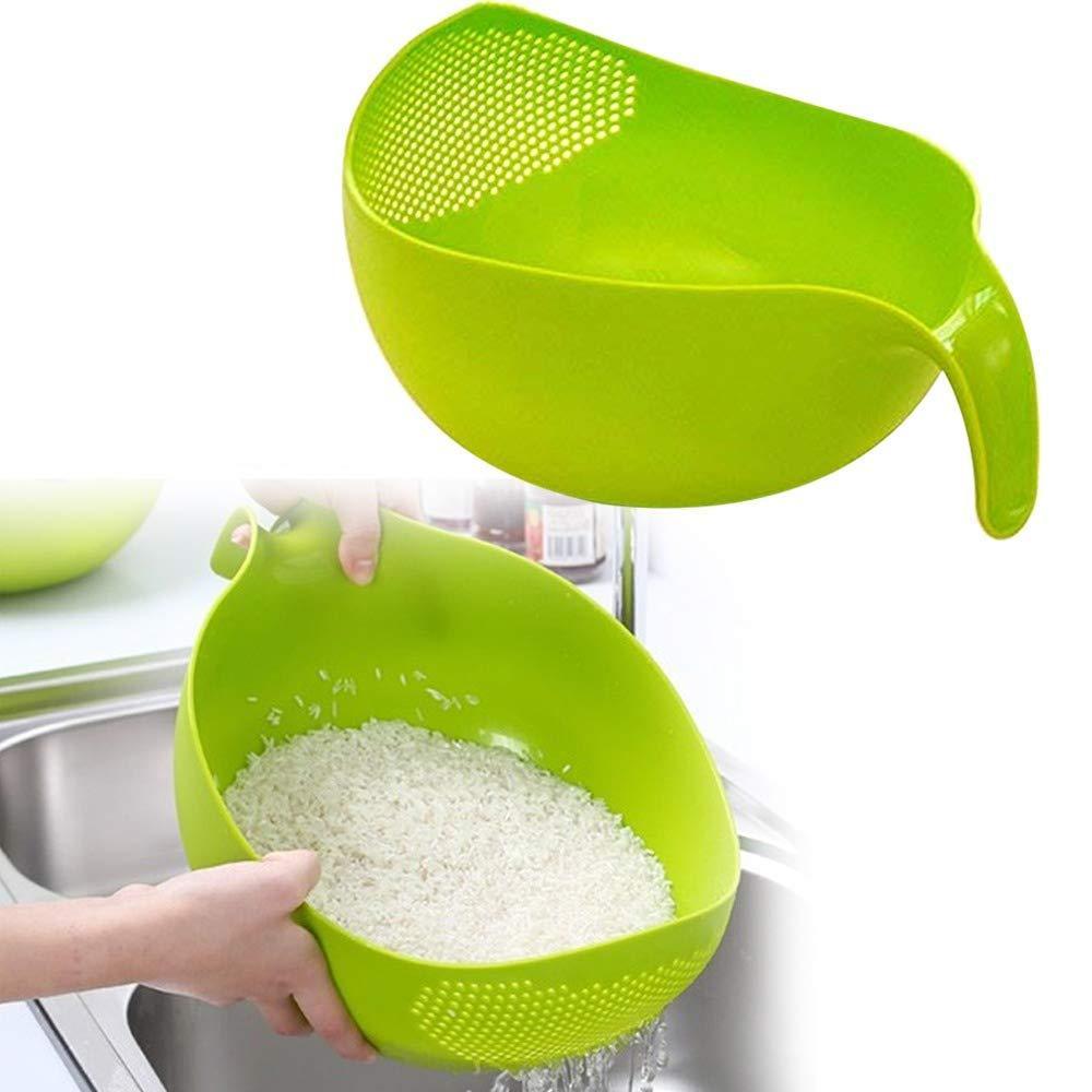 Plastic Rice & Food Strainer – 3 Pcs